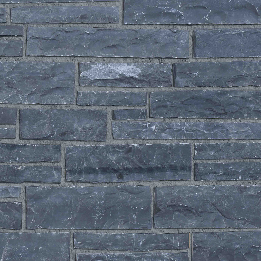 Instone | Pangaea Natural Stone | Black Rundle Ledgestone Flats - 200/ ...